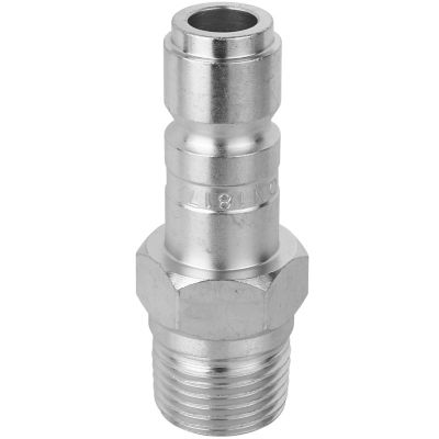 Milton Indust Air Plug Quick Connect Tool Fitting, G-Style 1/2 in. MNPT, 300 PSI/99 SCFM