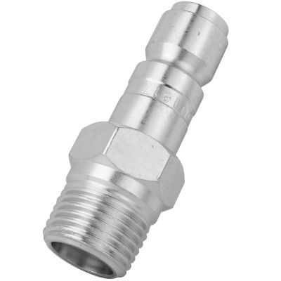 Image showing  Indust Air Plug Quick Connect Tool Fitting, G-Style 1/2 in. MNPT, 300 PSI/99 SCFM