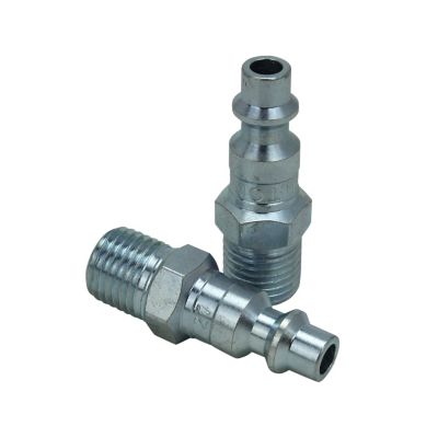 Image showing  Industrial Air Plug, M-STYLE, 1/4 in. MNPT, Air Compressor Fitting, Air Hose Quick Connect Fitting