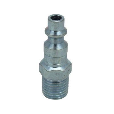 Image showing 5 th Milton Industrial Air Plug, M-STYLE, 1/4 in. MNPT, Air Compressor Fitting, Air Hose Quick Connect Fitting