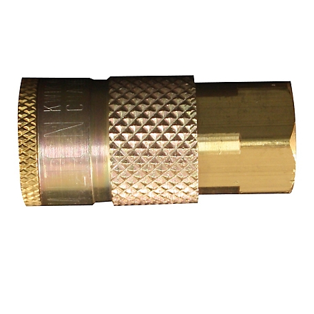Milton Air Coupler 1/4 in. NPT Female Brass, T-Style Air Compressor Quick Connect