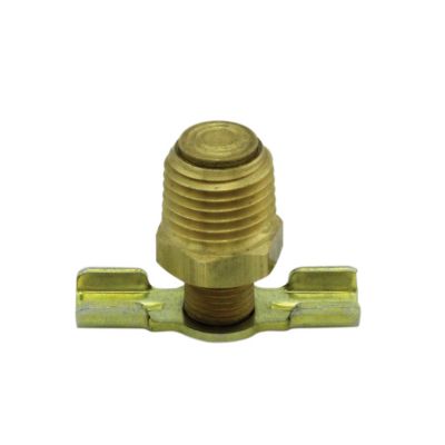 Image showing  1/4 in. NPT Brass Compressor Tank Drain Cock