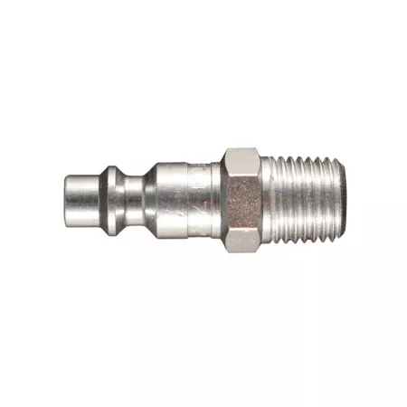 Milton Industrial Air Plug Steel M-STYLE 1/4 in MNPT Pneumatic Tool Fitting 300 PSI Air Hose Quick Connect Air Hose Fittings