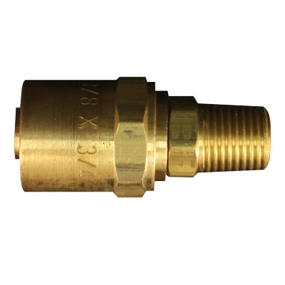Milton 1/4 in. MNPT 3/4 in. OD Reusable Hose End Fitting