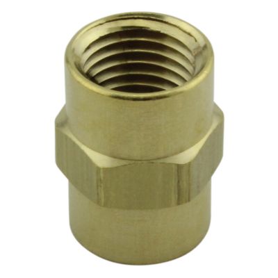 Image showing  1/4 in. FNPT Hex Coupling Hose Fitting