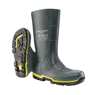 Image showing 0 th Dunlop Men's Full Safety Metmax Knee High Waterproof Boots
