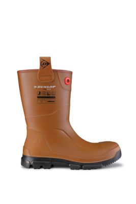 Image showing 2 th Dunlop Men's Full Safety Rigpro Mid-Calf Waterproof Boots