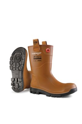 Dunlop Men's Full Safety Rigpro Mid-Calf Waterproof Boots