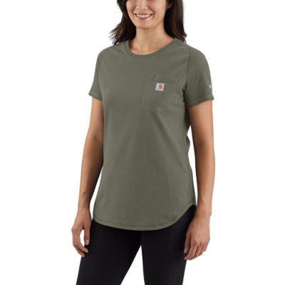 Carhartt Women's Force Relaxed Fit Midweight Pocket T-Shirt, 106650-W03