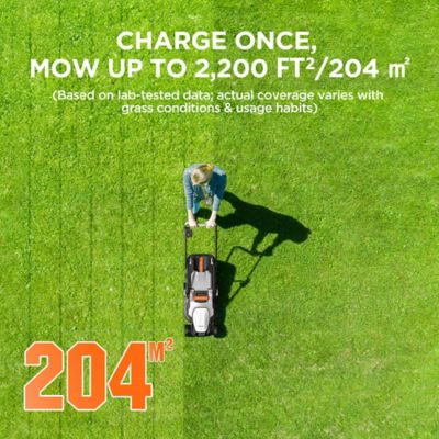 Image showing  13 in. Handy+ Series Cordless Lawn Mower, 4.0Ah Battery