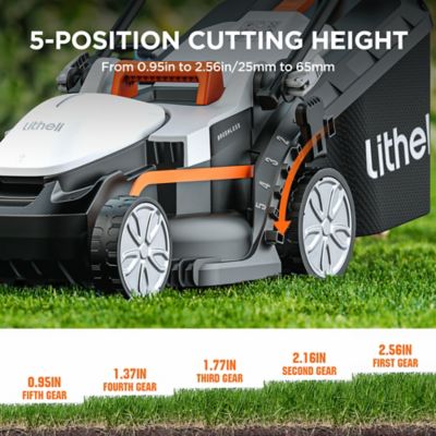 Image showing  13 in. Handy+ Series Cordless Lawn Mower, 4.0Ah Battery