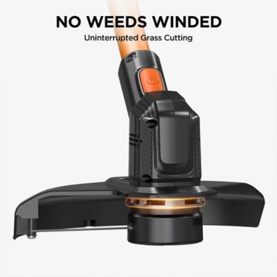 Image showing 5 th Litheli 9.8 in. 20V Straight Shaft Cordless String Trimmer, Battery and Charger Included