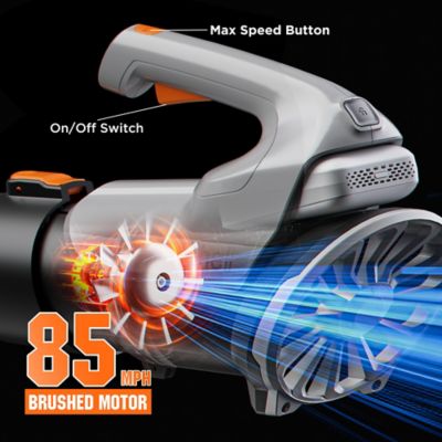 Image showing 7 th Litheli 20V Cordless Handheld Leaf Blower, Battery and Charger Included