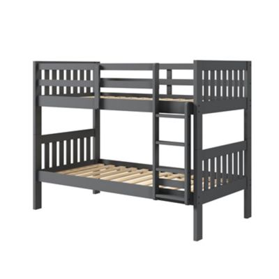 Donco Kids Austin Mission Twin Over Twin Dark Grey Bunkbed