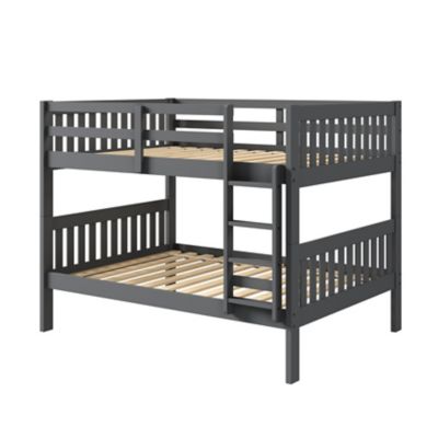 Donco Kids Austin Mission Full Over Full Dark Grey Bunkbed