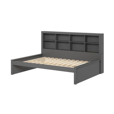 Donco Kids Bookcase Full Dark Grey Daybed