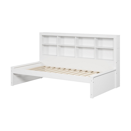 Donco Kids Bookcase Twin White Daybed
