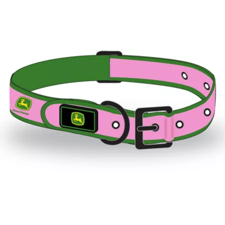 Pink Pets First John Deere Collar Dog Basic Collars