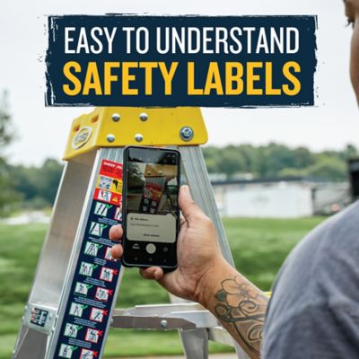 Image showing 5 th Werner 5 ft. Aluminum Step Ladder Type II