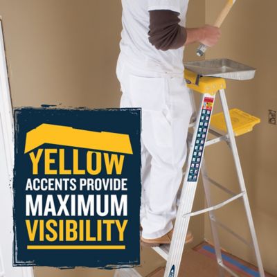 Image showing 7 th Werner 5 ft. Aluminum Step Ladder Type II