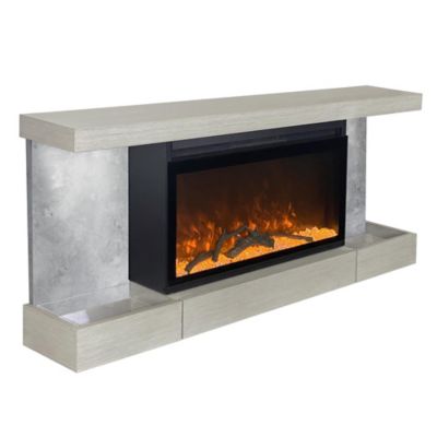 Image showing  Home Decor Series Fireplace Floating Mantel Shelf , Urban Cement