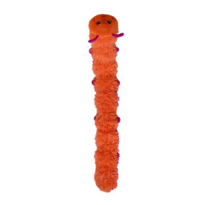 Retriever XL Plush Caterpillar Dog Toy, Assorted Colors