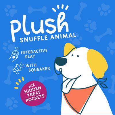 Image showing  Snuffle Plush Dog Toy, Assorted Styles