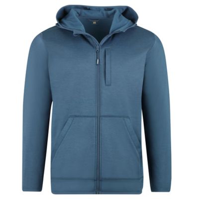 Blue Mountain Men's Tech Zip Hoodie