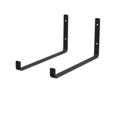 Image showing  Cedar Wood Planter Box with Wall Mount Brackets