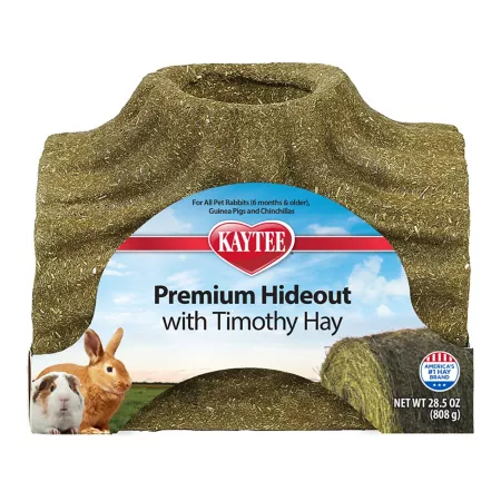 Kaytee Timothy Premium Hideout for Small Pets Large Small Pet Hideouts