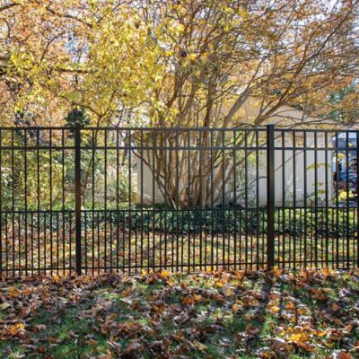 Image showing  19.5 in. x 35 in. Black Aluminum Puppy Picket Add-on Kit