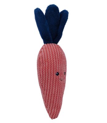 Image showing 6 th Retriever Veggie Plush Dog Toy, Assorted Styles