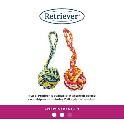 Image showing  Oversized Monkey Fist Rope Knot Toy, Assorted Colors