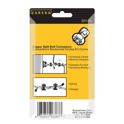 Image showing  Copper Split Bolts, 10-Pack