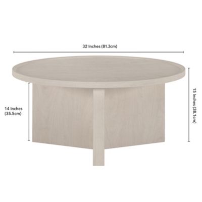 Image showing 4 th Hudson&Canal Gunnar Round Coffee Table