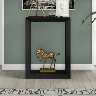 Image showing  Osmond Rectangular Console Table, 22 in., Natural Wood