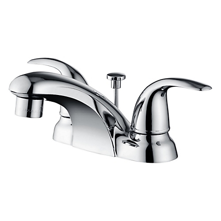 Ultra Faucets Nita Vantage 4 in. Centerset Double-Handle Bathroom Faucet Rust Resist with Drain Assembly in Polished Chrome