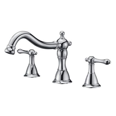 Ultra Faucets Prime 2-Handle Deck-Mount Roman Tub Spout Faucet in Polished Chrome