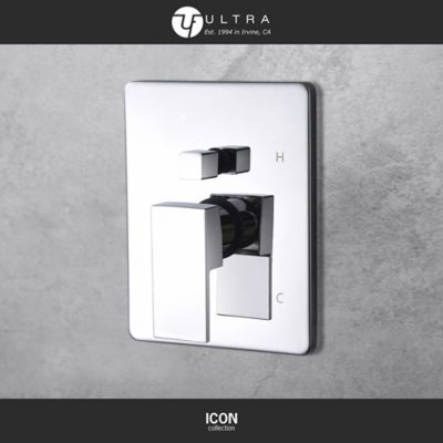 Image showing  Icon Single-Handle 1-Spray Tub and Shower Faucet 1.8 GPM in. Polished Chrome (Valve Included)