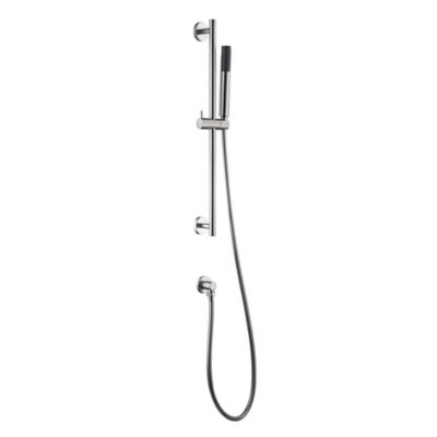 Ultra Faucets Kree Sweep 1-Spray Rectangle High Pressure Multifunction Wall Bar Shower Kit with Hand Shower in Brushed Nickel
