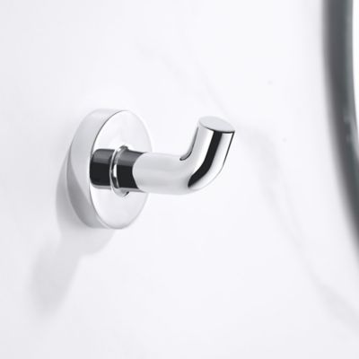 Image showing  Kree J-Hook Robe/Towel Hook in Polished Chrome