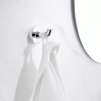 Image showing  Kree J-Hook Robe/Towel Hook in Polished Chrome