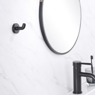 Image showing  Kree J-Hook Robe/Towel Hook in Matte Black