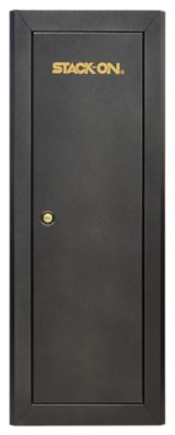Image showing  18 Gun 12.14 cu. ft. Key Lock Welded-Steel Security Gun Cabinet with Beveled Edge Hammer Granite