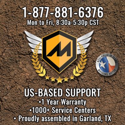 Image showing  2-Seater 48V MVR Cargo Max Utility Electric Golf Cart with Dump Bed, Blue