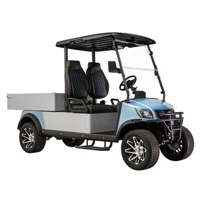 Image showing 6 th Massimo 2-Seater 48V MVR Cargo Max Utility Electric Golf Cart with Dump Bed, Blue