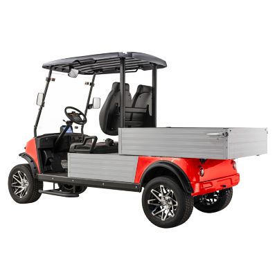 Image showing  2-Seater 48V MVR Cargo Max Utility Electric Golf Cart with Dump Bed, Blue