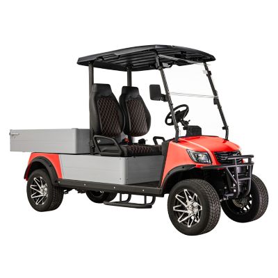 Image showing 7 th Massimo 2-Seater 48V MVR Cargo Max Utility Electric Golf Cart with Dump Bed, Blue