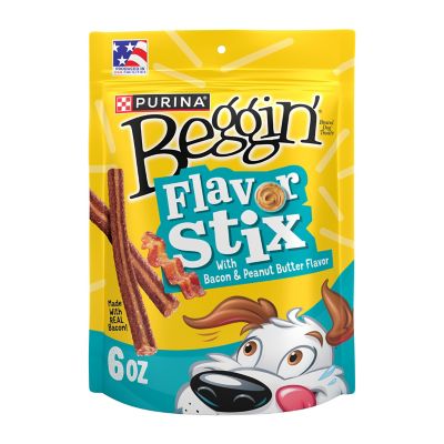 Purina Beggin' Beggin Stix Peanut Butter Bacon, 6 oz.