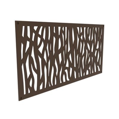 Image showing  2 ft. x 4 ft. Sprig Umber Decorative Screen Panel